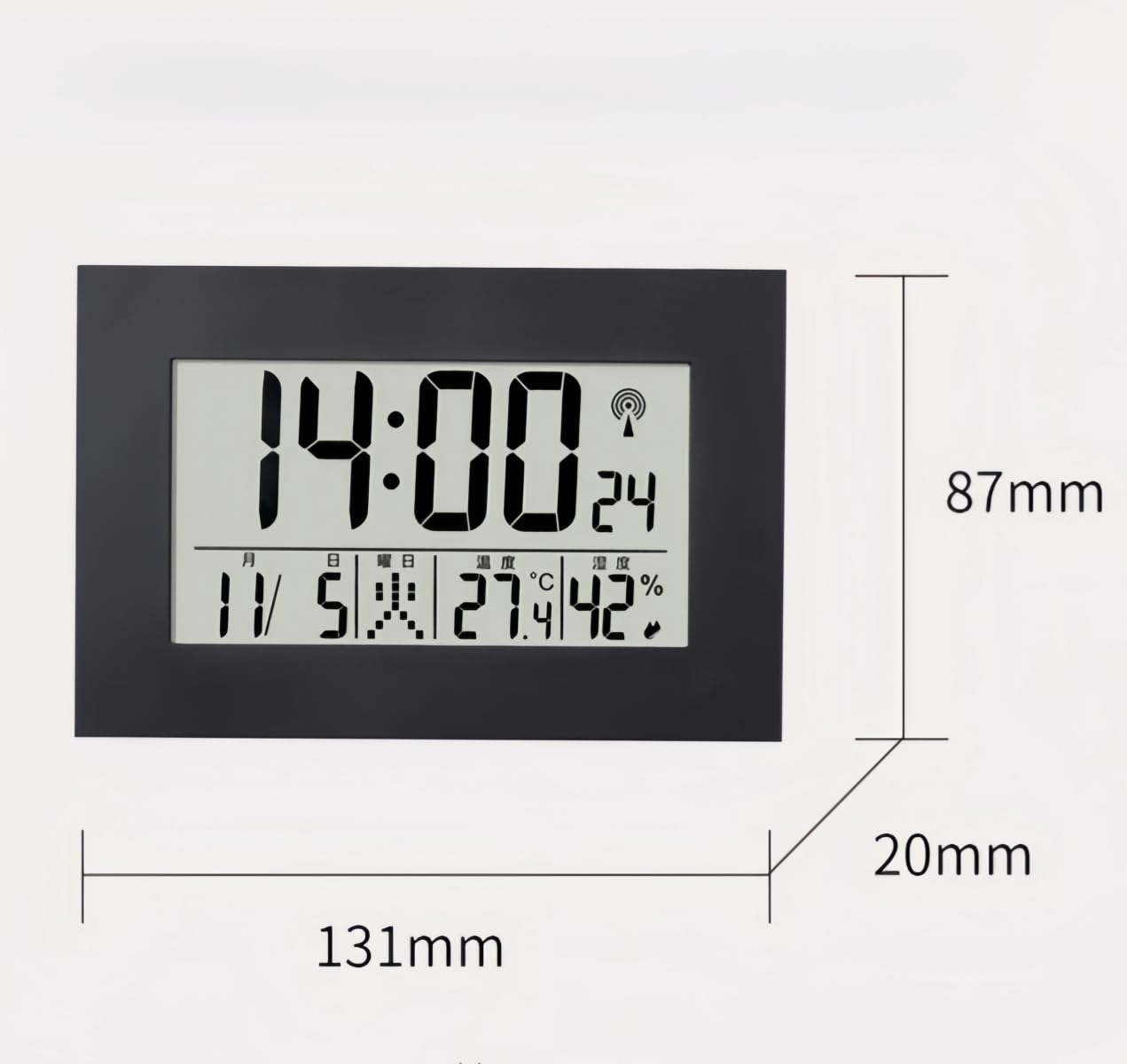 Amazon.co.jp: 目覚まし時計セイコークロック目覚まし時計温度計湿度計